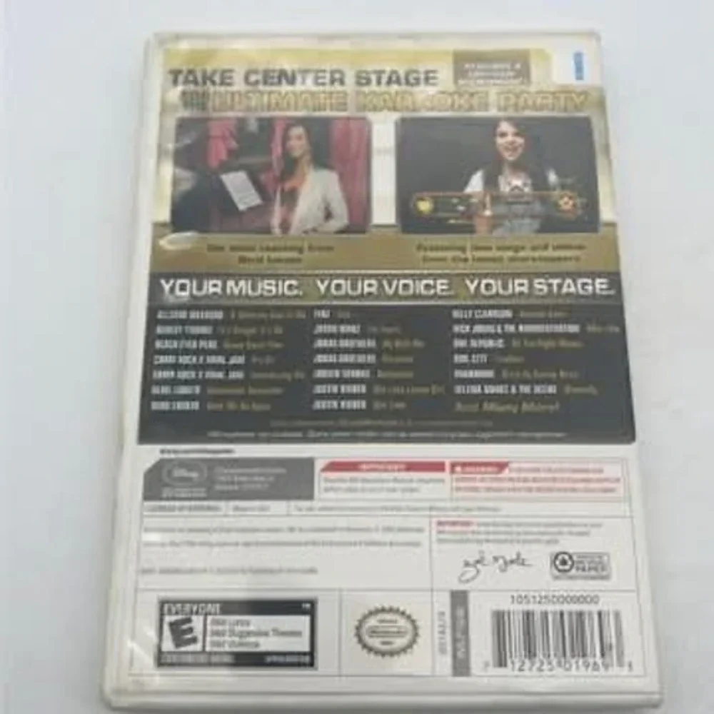 Disney Wii Bundle High School‎ Musical 3 Dance and Sing It Party Hits Games